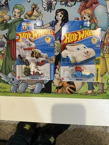 Hot Wheels FELINE LUCKY & QUICK CHAT 2er-Set Mainline 2025 kostenloser Versand im Karton - Bild 1 von 2