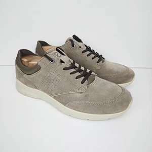 Scarpe sneakers uomo ECCO EU 42 UK 8,5 marroni Irving pelle scamosciata stringate casual - Foto 1 di 22