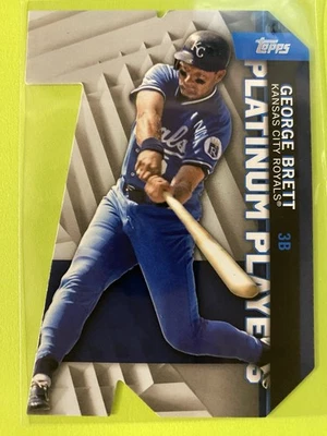 2021 Topps - Topps Platinum Players Die-Cuts George Brett #PDC-8 - Image 1 of 2