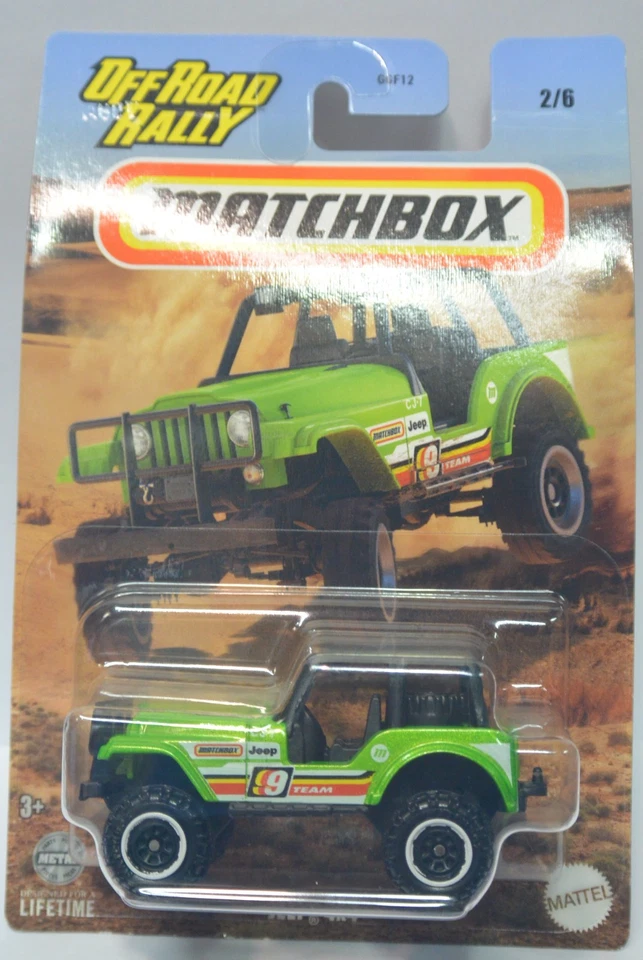 2024 Matchbox Diecast Car Off Road Rally Jeep 4x4 - Image 1 of 1
