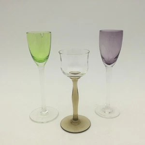 3 x Jugendstil Likörglas Stengelglas - um 1900 - Bild 1 von 3