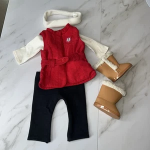 American Girl Puppe rote Weste Inner Star University U sportliches Winteroutfit - Bild 1 von 13