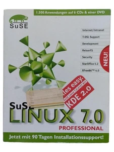 SuSE Linux 7.0 Professional Betriebssystem Deutsch 6xCD + DVD StarOffice KDE 2.0 - Bild 1 von 2