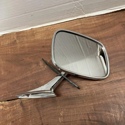 Espejo retrovisor lateral vintage Jaguar cromado CBC38742 OEM XJ6 XJ12 montaje en puerta clásico Foto 1 de 2