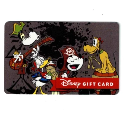 Disney Gift Card Mickey Mouse - Pirates of the Caribbean - Collectible -No Value - Image 1 of 2