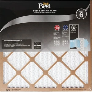 Do it Best 18 In. x 20 In. x 1 In. Dust & Lint MERV 6 Furnace Filter Pack of 12 - Picture 1 of 2