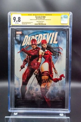 Daredevil #600 Granov Exclusive Variant A CGC SS 9.8 WP Signed Granov & Soule - Image 1 of 2