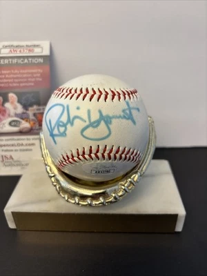 ROBIN YOUNT JSA Signed OLB3 Rawlings Baseball Certified#AW43780 - Image 1 of 4
