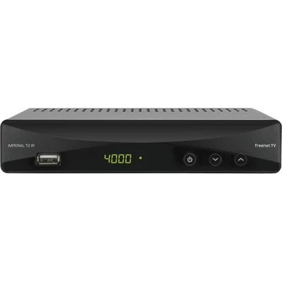 Imperial T2 IR - DVB-T2 Empfang - HDMI und Scart Anschluss - Receiver- schwarz - Bild 1 von 2
