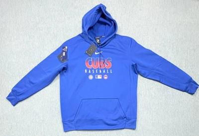 Chicago Cubs Hoodie Mens Extra Large Blue MLB Nike Standard Fit Authentic - Image 1 of 4