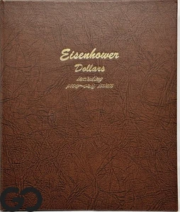 1971 to 1978 Eisenhower Dollar Collection, Complete Including Proof's, Dansco - Picture 1 of 10