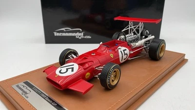  TM18200C Tecnomodel Ferrari 312 F1 C. Amon Spain GP 1969 1/18 - Immagine 1 di 4