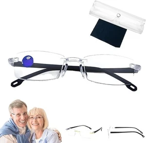 Opticx Self Adjusting Glasses, Smart Blue Light Adjusting Glasses for Men Women - Picture 1 of 16
