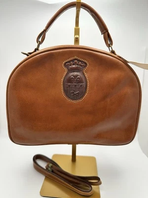 Bolso de mano de cuero Furla tostado bandolera bolso de hombro vintage nuevo con etiquetas Foto 1 de 4