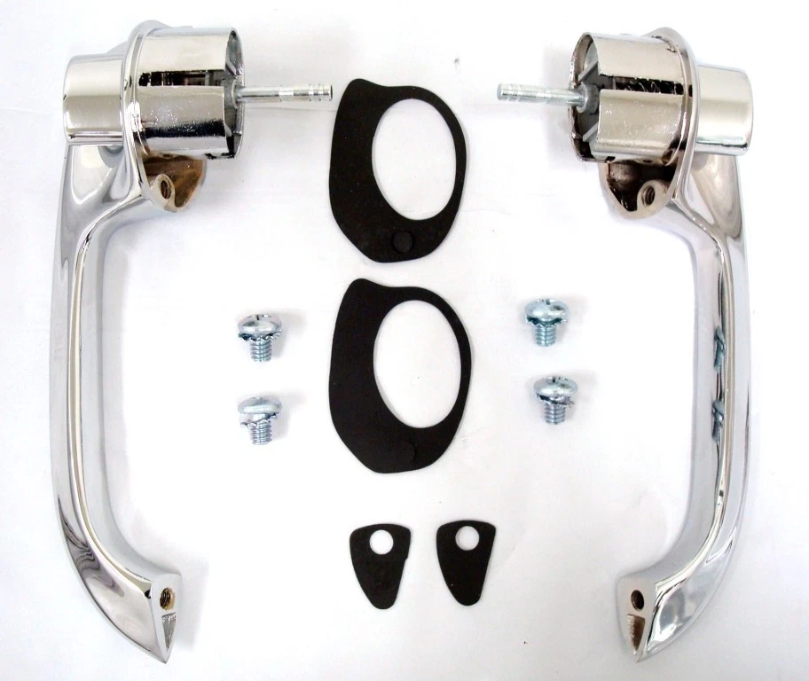 1956 - 1962 Chevrolet Corvette Outside Door Handles Chevy Long Shaft - Image 1 of 1