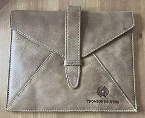 Roots Genuine Leather Book Cover Made In Canada Thomson Reuters 8” X 10” - Picture 1 of 4