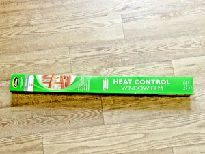 Heat control window film 2ft x 15ft Platinum Color - Picture 1 of 7
