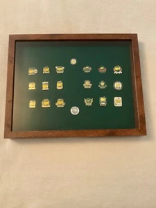 Juego de prendedores conmemorativos Masters Golf Augusta National 18 hoyos - Imagen 1 de 1