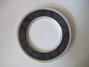 Vintage Retro Wedgwood Bone China Side Plate - Columbia Blue & Gold R4509 - Picture 1 of 2
