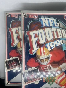 (2) 1991 Upper Deck Football Factory Sealed Wax Boxes Joe Namath Joe Montana - Bild 1 von 3