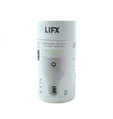 LIFX - 1100-Lumen, 11W Dimmable A19 LED Light Bulb, 75W Equivalent - Multicolor - Image 1 of 2