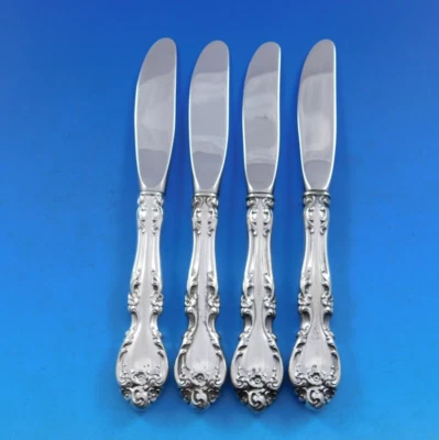 Melrose by Gorham Sterling Silver Butter Spreader Hollow handle Set 4 pcs 6 1/4" - Image 1 of 3