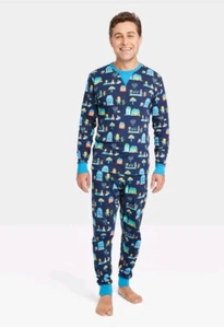 Men's Hanukkah Lions print matching family pajamas Unisex Size XL - Picture 1 of 10