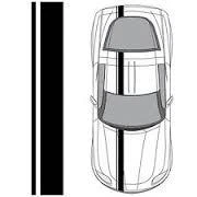 Adesivo gráfico Chevrolet Corvette CHEVY 5" 1/2" listra de corrida vinil 20 pés - Imagem 1 de 2