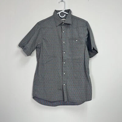 Mountain Khakis Shirt Men Small Gray Pearl Snap Outdoor Western Pocket Button Up - Image 1 of 4
