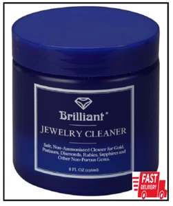 Jewelry Cleaner With Cleaning Basket & Brush Kit Safe For Gold Platinum Diamond - Picture 1 of 3