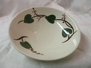 Blue Ridge Southern Potteries round Serving Bowl Stanhome Ivy #4325 Vintage - Picture 1 of 12