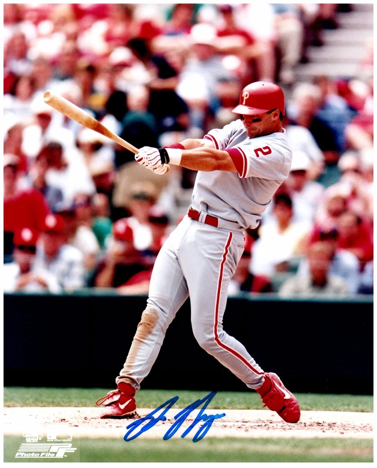 Foto 8x10 firmada autografiada por Rico Brogna de los Filis de Filadelfia. A Foto 1 de 1