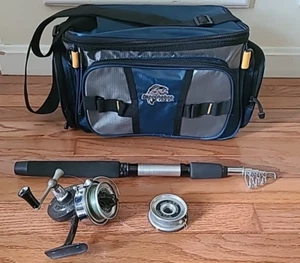 David Craft K-320 Telescopic Fishing Rod, Mastereel, Okeechodbee Fats Bag (c55) - Picture 1 of 23