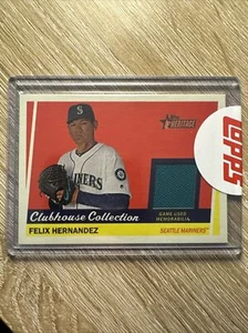 2016 Topps Heritage Clubhouse Collection Relics #CCRFH Felix Hernandez Jersey - Picture 1 of 2