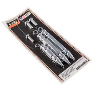 #2574-3 Footpegs And Shifter Pike Nuts Harley-Davidson Chopper Chrome Colony Mac - Picture 1 of 1