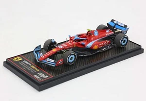 1:43 BBR Ferrari Sf24 Gp Usa Miami 2024 Speciale Livrea Azzurro Sainz BBRC301B M - Bild 1 von 2