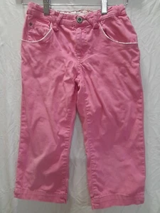 OldNavy Girl Size 8 Pink Capri Pants Adjustable Elastic Waist - Picture 1 of 13