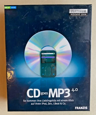 Franzis: CD goes MP3 4.0  Software für WinXP Release 2008 - Bild 1 von 4