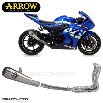 Impianto completo SUZUKI GSX-R 1000 / R 2019 2020 ARROW Titanio RC PRO-RACE - Immagine 1 di 4