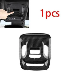 Front Reading Light Cover Trim ABS Carbon Fiber Fit For Cadillac CT5 2020-2024 - Picture 1 of 6