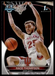 2022-23 Bowman Chrome University Race Thompson Indiana Hoosiers #65 - Picture 1 of 2