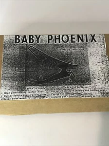 Vintage Jasco Baby Phoenix RC Model Airplane Balsa Wood Kit - Picture 1 of 12