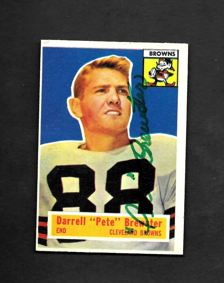 1956 TOPPS #21 DARRELL BREWSTER - SIGNED - AUTO - AUTOGRAPHED - AUTOGRAPH  NM+++ - Image 1 of 1