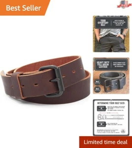 Classic Full Grain Leather Belt - Handmade in USA | Lifetime Warranty Included - Picture 1 of 7