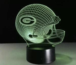 ๐๐ NFL Green Bay Packers Football 3D Light ๐๐ US shipping in 1 day NFL TEAMS - Picture 1 of 7