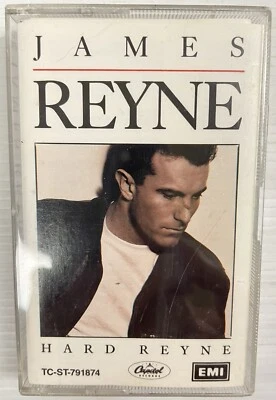 James Reyne Hard Reyne Music Cassette Tape TC-ST 791874 Capitol Records 1989 OG - Image 1 of 4