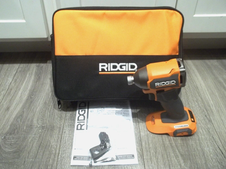 NEW RIDGID 18Volt Brushless SubCompact 1/4" Impact Driver R872311 W/Tool Bag - Image 1 of 1