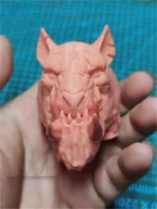 DIY 1/6 Rabid Tiger Animal Head Sculpt Carved For 12" Action Figure Body Toys - Picture 1 of 10