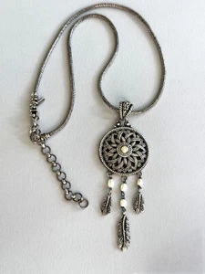 SARDA Artisan of Bali Rare 925SS Dream Catcher Chain Adjustable Necklace - Picture 1 of 10