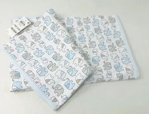 First Impressions Elefant Star Babydecke blau weiß grau Security Lovey Neu mit Etikett - Bild 1 von 4
